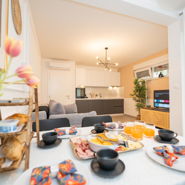 Kitchen, Pool and Breakfast apartments Villa Maro, Pool and Breakfast Apartments Villa Maro, Novalja - Pag - Croatia Novalja
