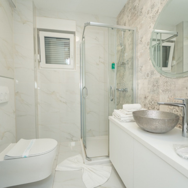 Kupaonica / wc, Pool and Breakfast apartments Villa Maro, Pool and Breakfast Apartments Villa Maro, Novalja Novalja