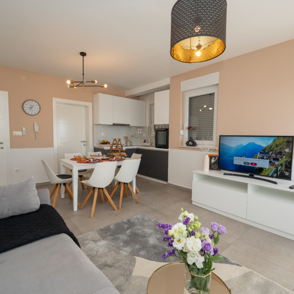 Living room, Pool and Breakfast apartments Villa Maro, Pool and Breakfast Apartments Villa Maro, Novalja - Pag - Croatia Novalja