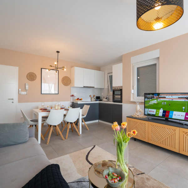 Living room, Pool and Breakfast apartments Villa Maro, Pool and Breakfast Apartments Villa Maro, Novalja - Pag - Croatia Novalja