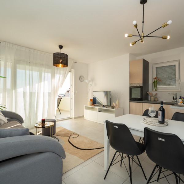 Dnevni boravak, Pool and Breakfast apartments Villa Maro, Pool and Breakfast Apartments Villa Maro, Novalja Novalja